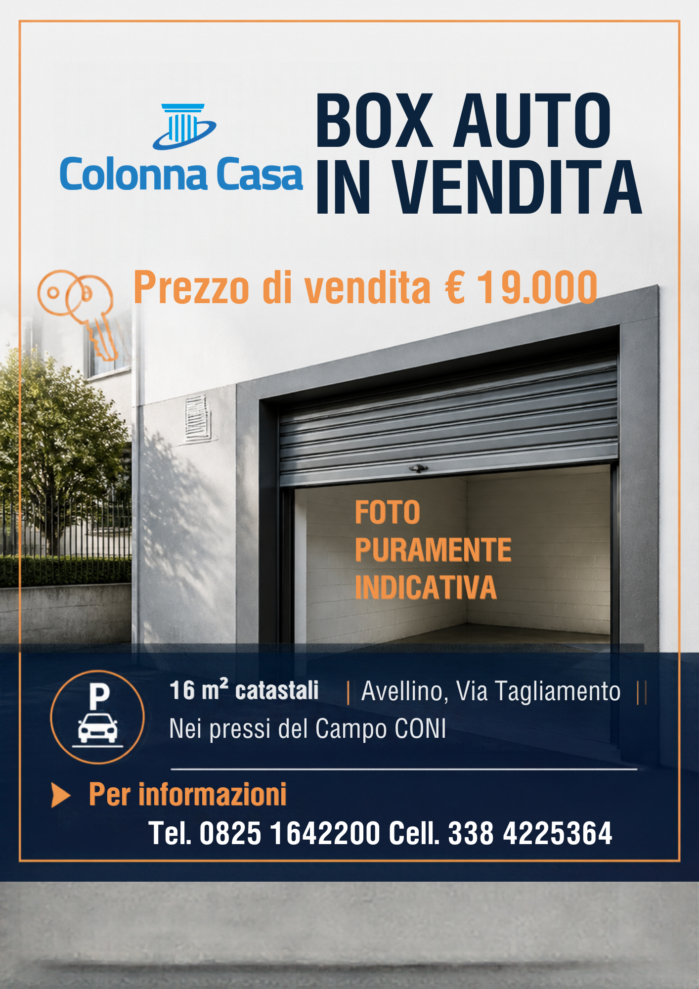 Avellino (AV) Box auto singolo nei pressi del Campo Coni
